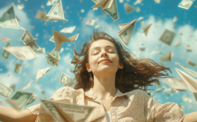 Manifestation in action: visual of thoughts becoming energy, representing self transformation through focused intention – from The Power Within blog.